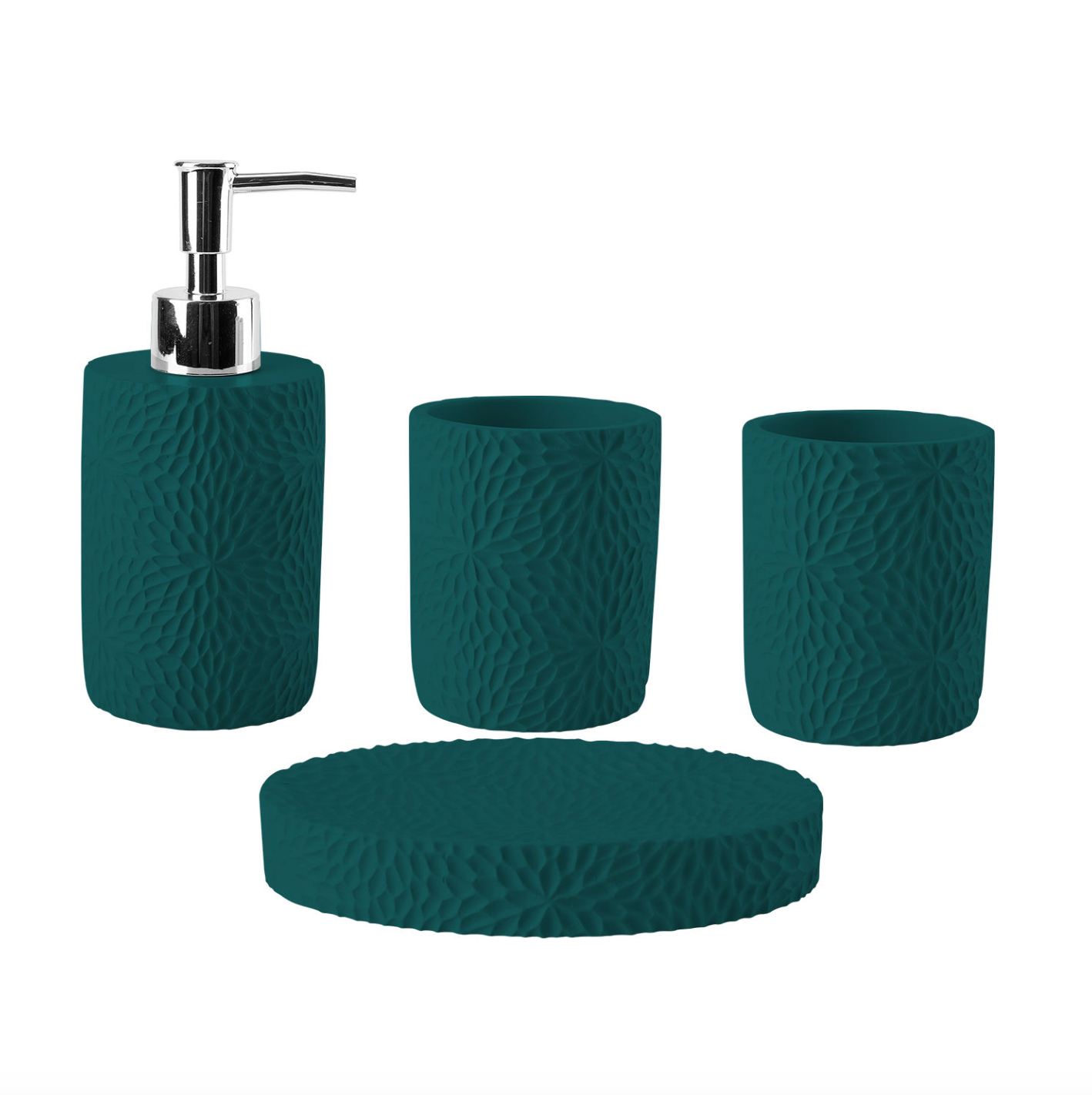 Modern 4-Piece Light Grey Garden Furniture Set