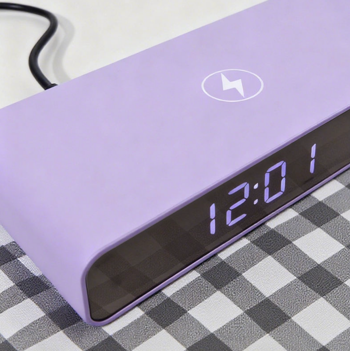 Smart LED RGB Digital Alarm Clock with Wireless Charging