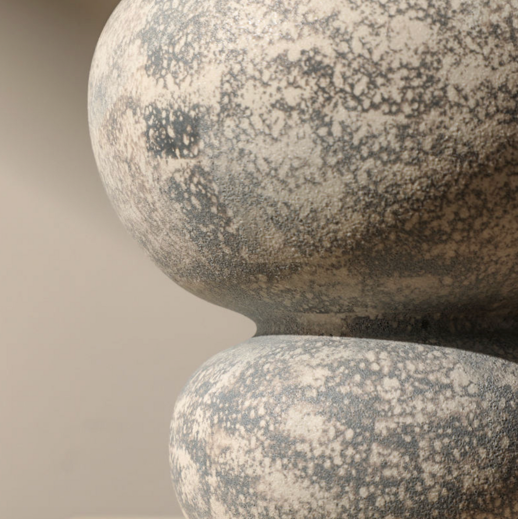 Retro Round Terracotta Vase