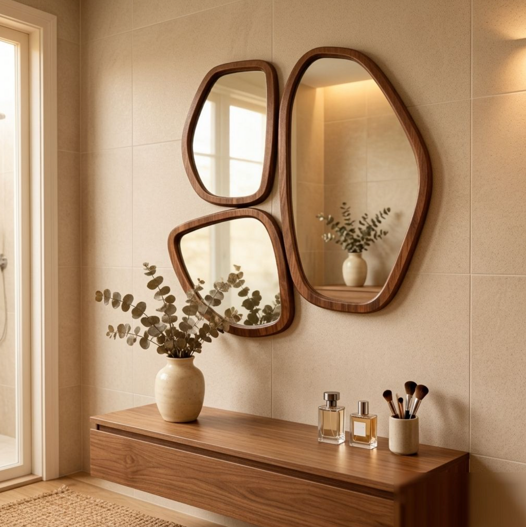 Modern Art Deco Solid Wood Decorative Accent