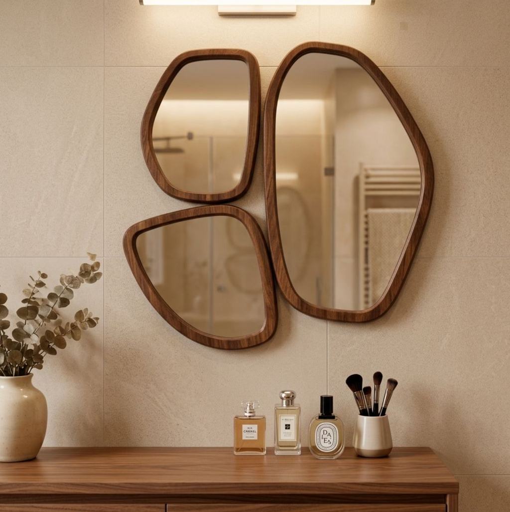 Modern Art Deco Solid Wood Decorative Accent