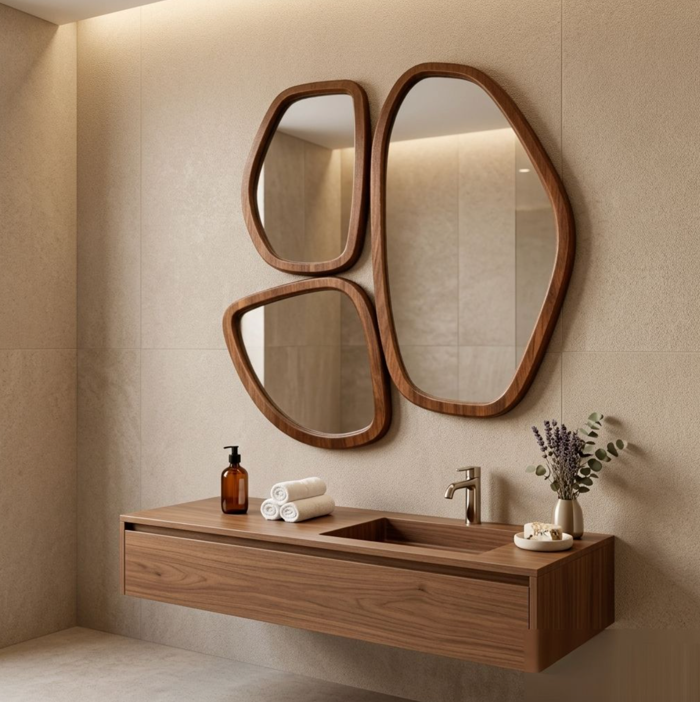Modern Art Deco Solid Wood Decorative Accent
