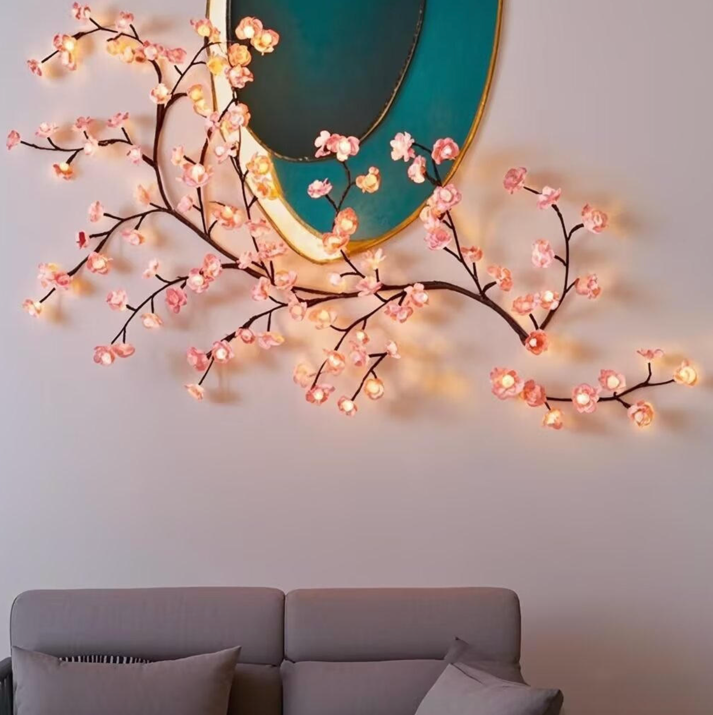 LED Simulated Rattan String Lights