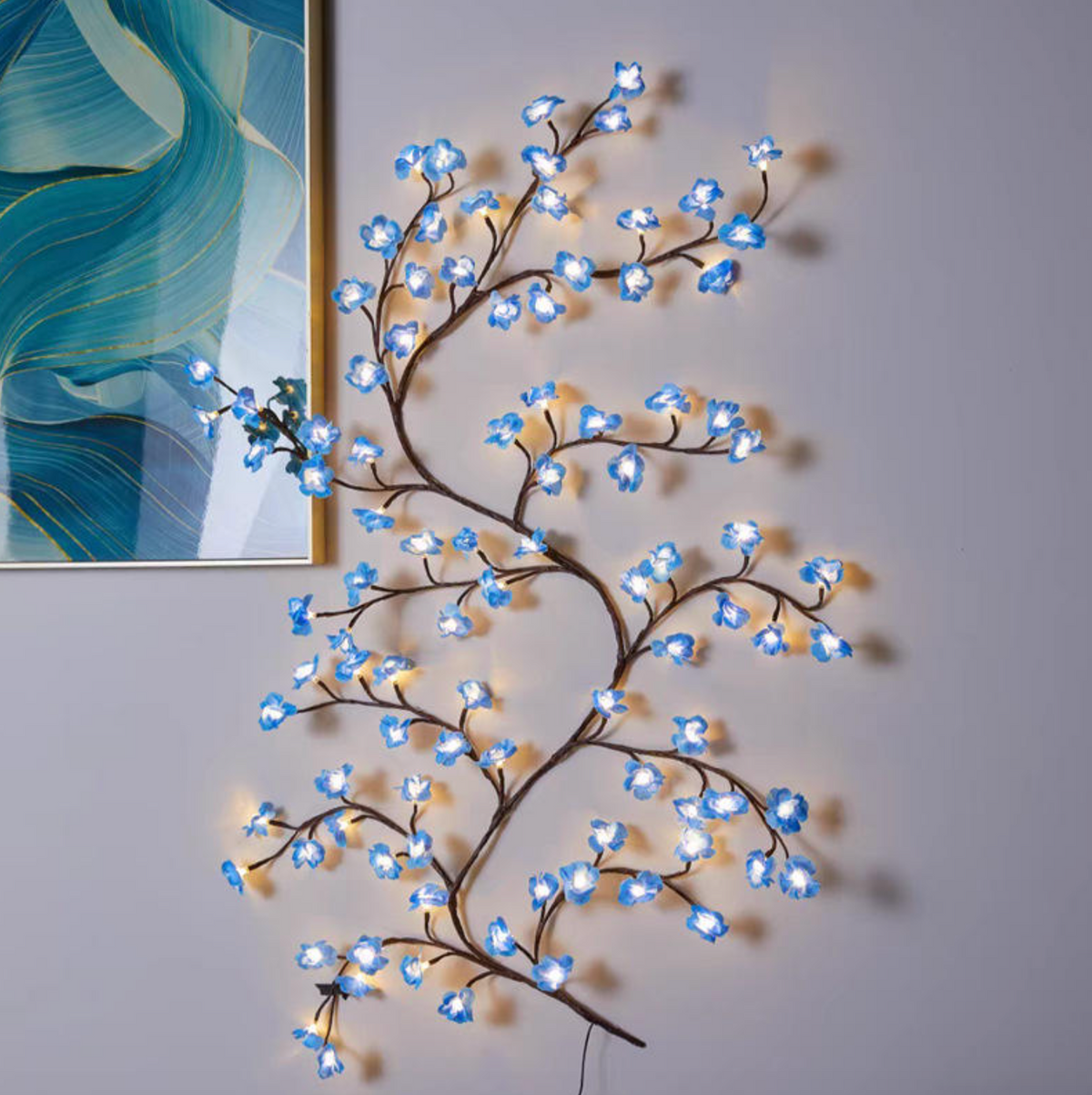 LED Simulated Rattan String Lights