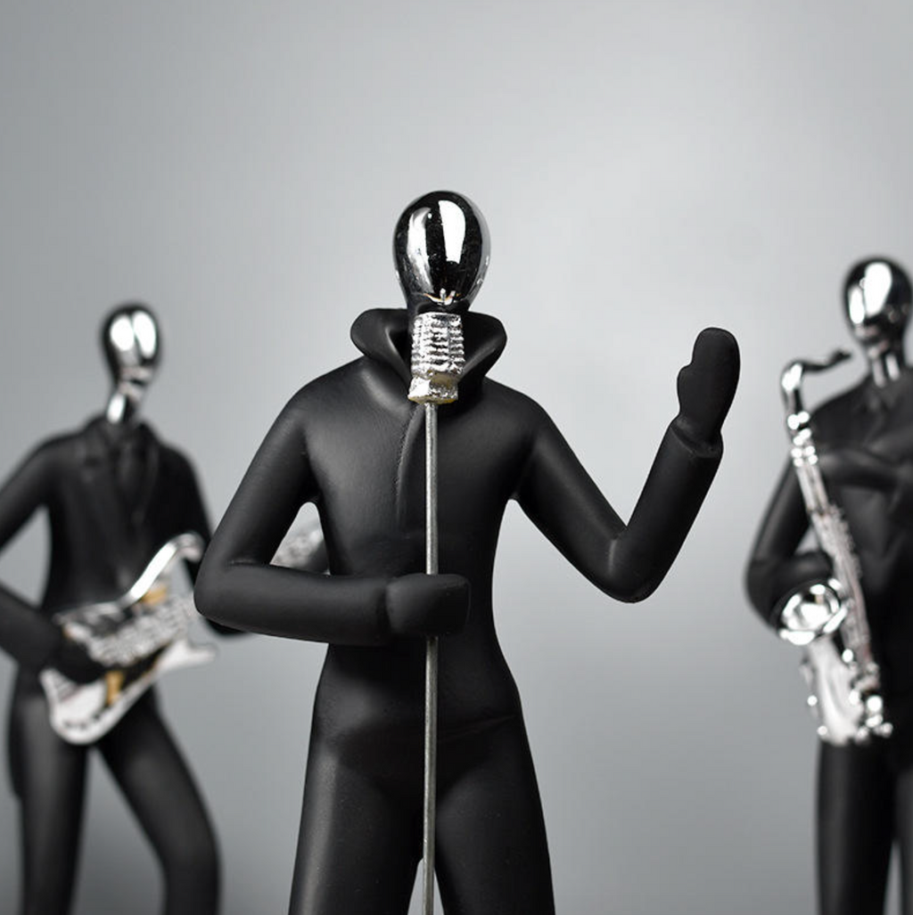 Nordic Minimalist Music Band Decorative Figurine