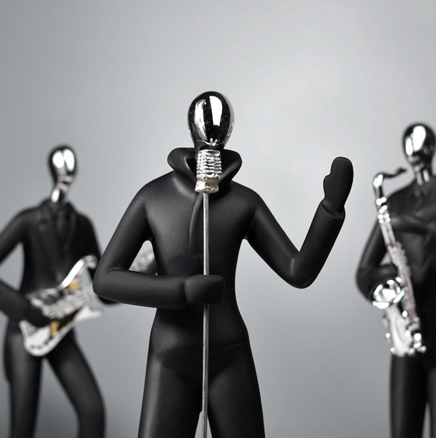 Nordic Minimalist Music Band Decorative Figurine